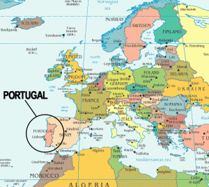 Plattegrond Portugal